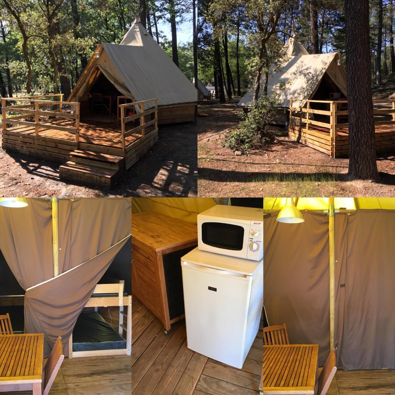 Camping La Simioune En Provence 博莱讷 外观 照片