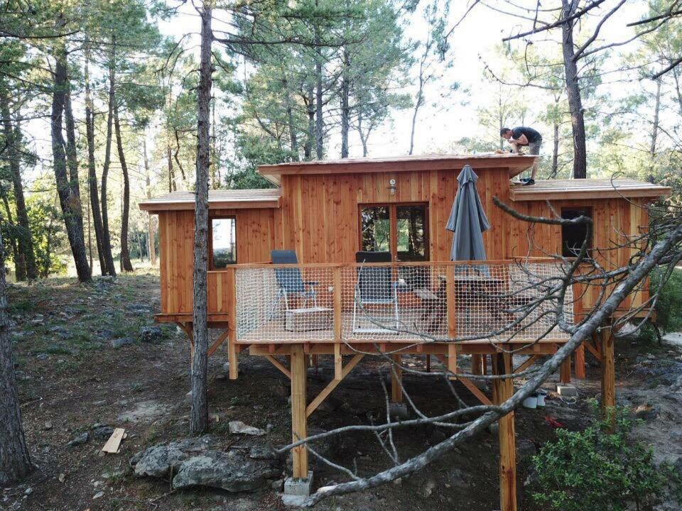 Camping La Simioune En Provence 博莱讷 外观 照片